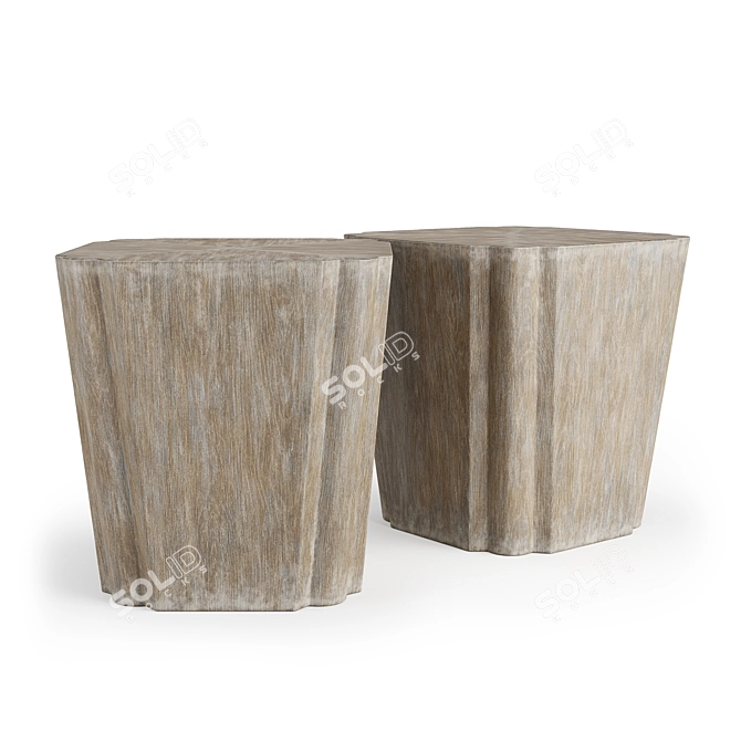 Modern Corona Render Kyle Side Table 3D model image 2