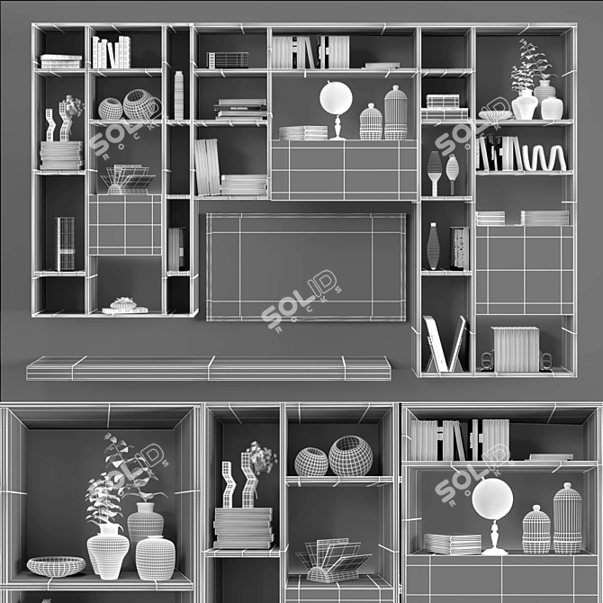 Wildwood Storage: LAGO Module Composition 3D model image 2