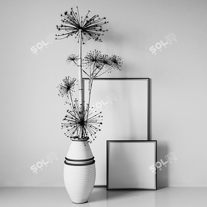 Elegant Decor Set 3D model image 2