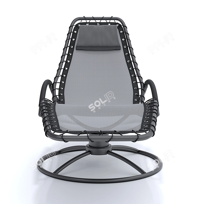 Surf Deckchair: Stylish and Comfortable 3D model image 2