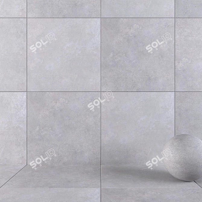 HD Multi-Texture Wall/Floor Tiles 3D model image 1