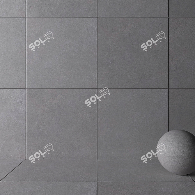 HD Multi-Texture Wall/Floor Tiles 3D model image 2