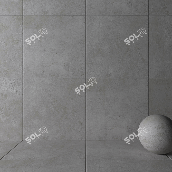 Multi-texture Wall & Floor Tiles 3D model image 2