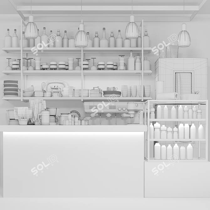 Pub 6: Alcohol, Wine, Juice, Coffee & Design 3D model image 2