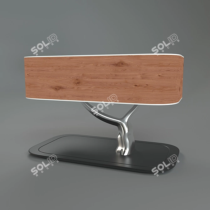 Sleek Artistic Desk Light 3D model image 3