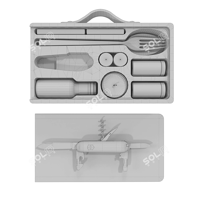 Swiss To Go Picnic Set 3D model image 3