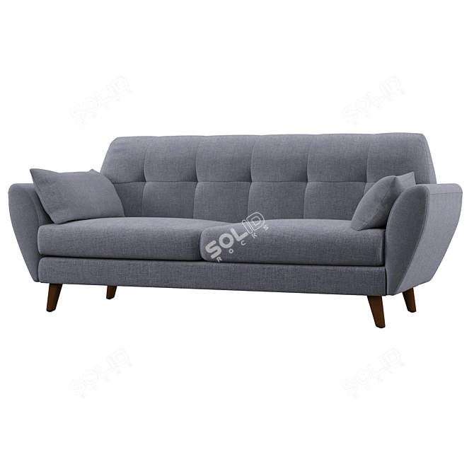Luxury Alsacia Sofa - Perfect Blend of Style and Comfort 3D model image 2