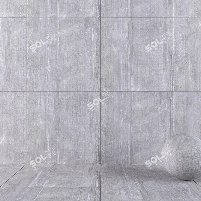 Multi-Texture HD Wall Tiles 3D model image 1