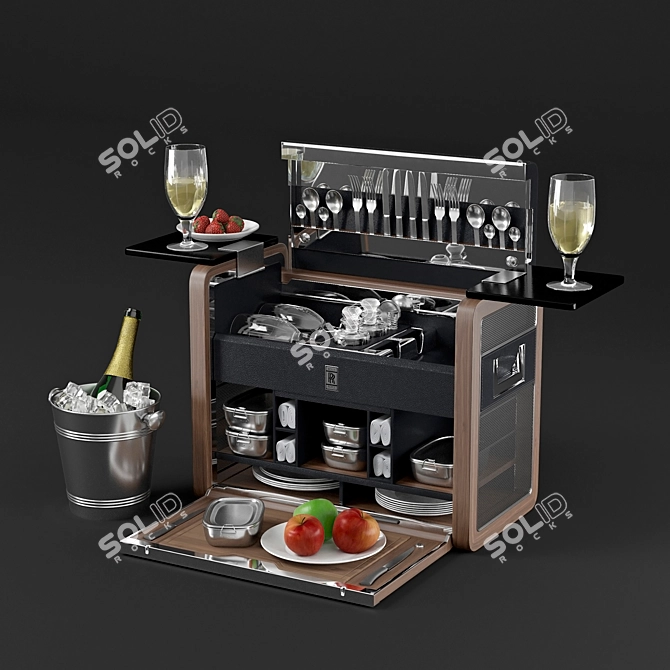 Title: Royce Picnic Luxe Set 3D model image 1