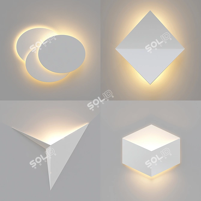 WattMe LED Ceiling Light 3D model image 1