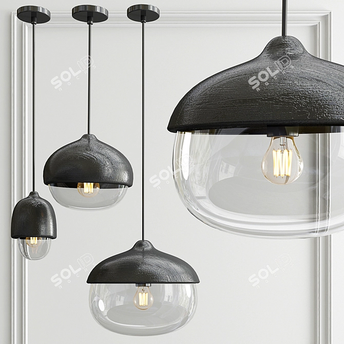  Nordic Terho Pendant Lamp 3D model image 1