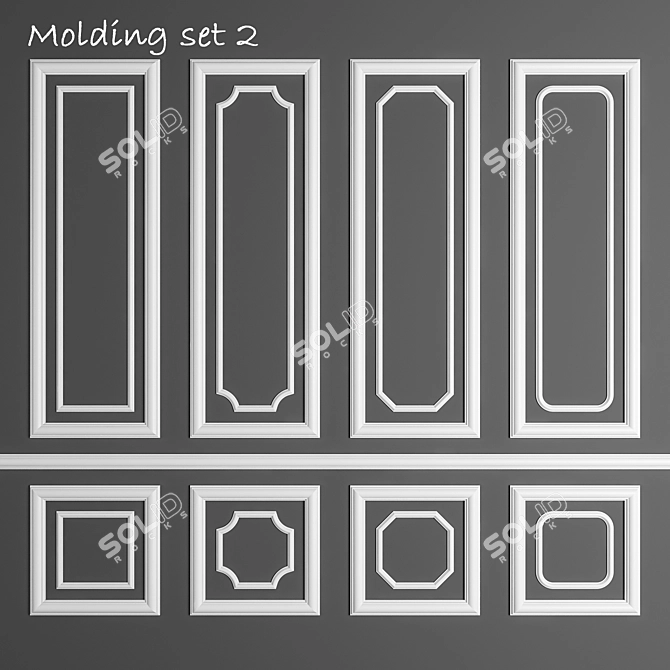 3D Molding Models 3D model image 1