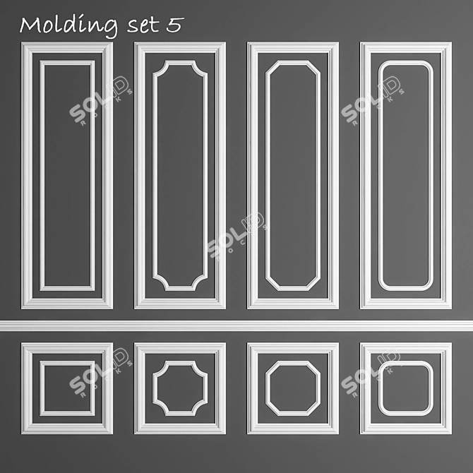 3D Max Molding Files 3D model image 1