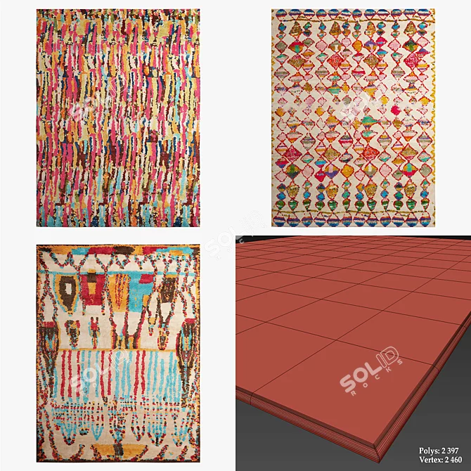 Jan Kath Lost Weave Rugs 3D model image 2