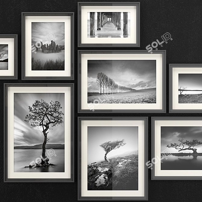 Memories Preserved: Photo Frames 3D model image 3