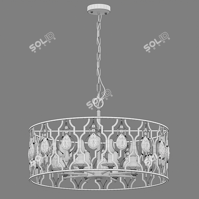 Art Deco-inspired Chandelier: Alghero 285011908 3D model image 2