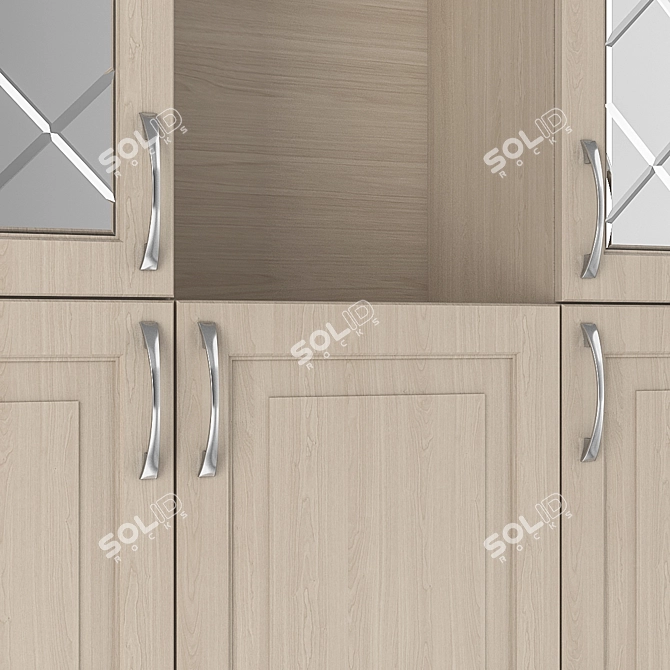 Modern V-Ray Bathroom Cabinet 3D model image 2