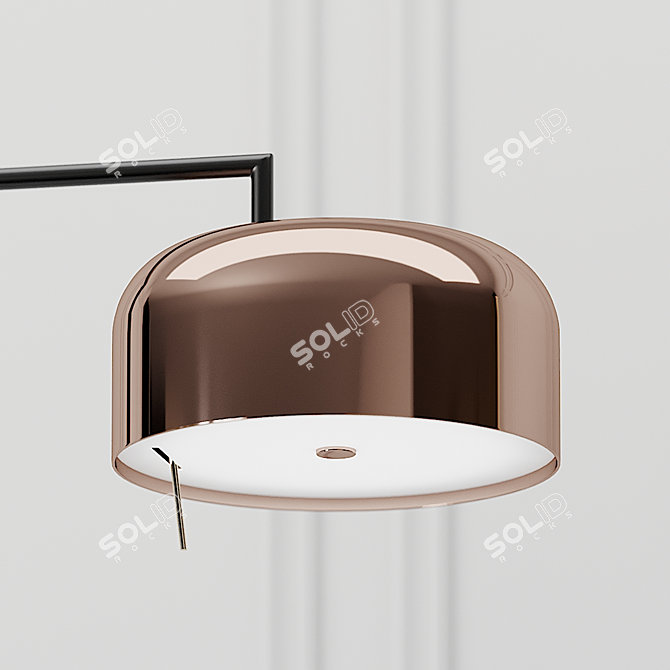 Lalu+ Floor Lamp: Sleek Elegance 3D model image 2