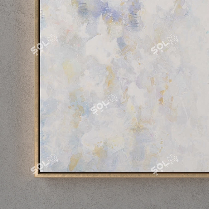 Metallic Frame Collection: 1346mm x 737mm 3D model image 2