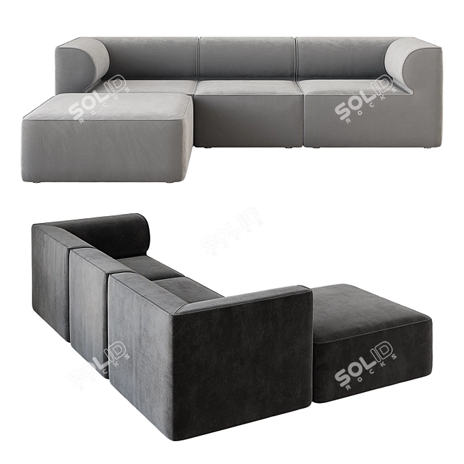 Sophisticated Eave Modular Sofa 3D model image 2