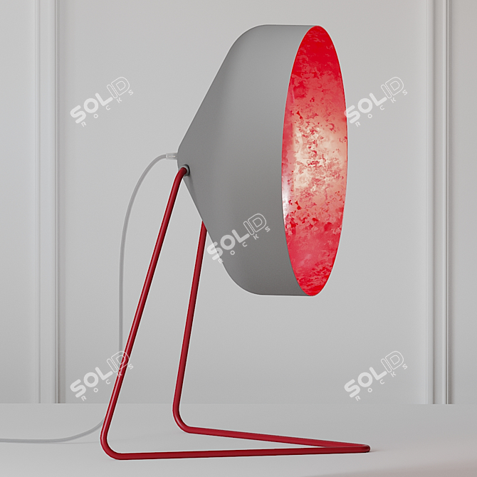 Cyrcus F Lavagna and Cemento Floor Lamps 3D model image 2