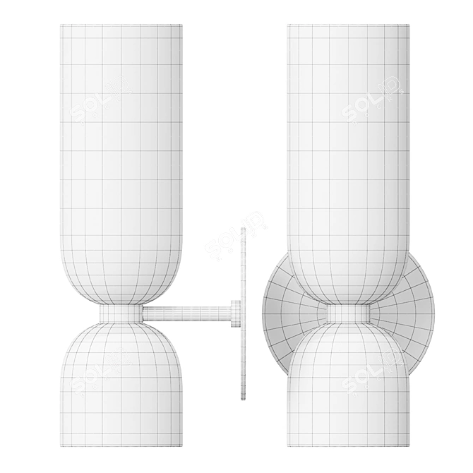 Elegant Glass Lamp: Lampatron Elite 3D model image 2