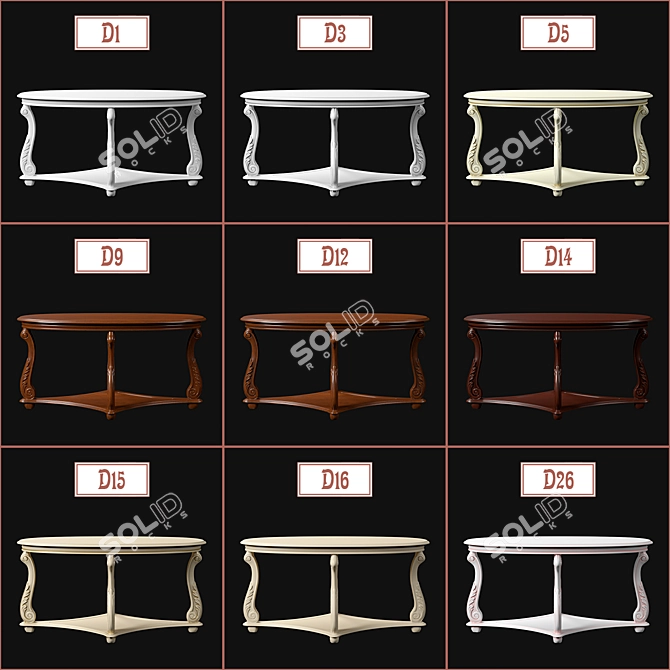 Ravanti Journal Coffee Table 3D model image 3