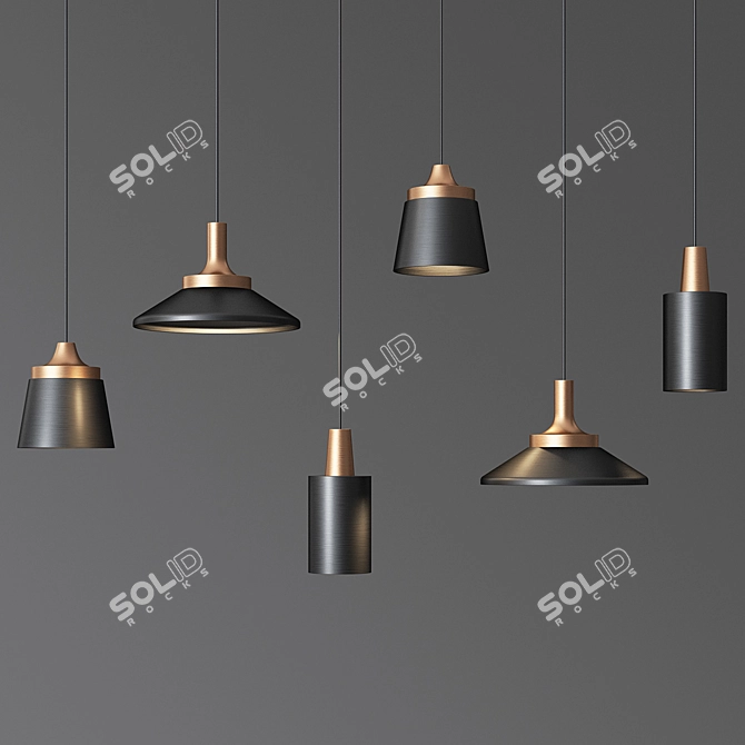4 Ceiling Light Collection 01: Stylish Lighting for Any Space 3D model image 3