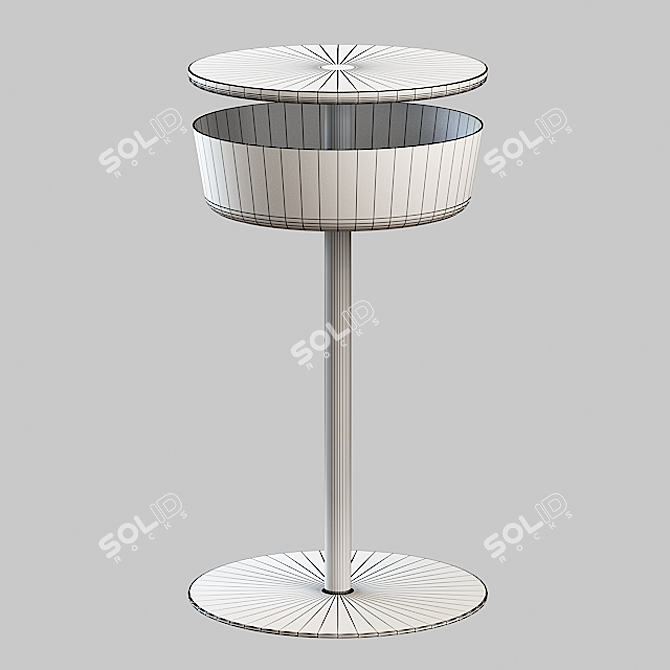 Functional Bedside Table Lierskogen 3D model image 2