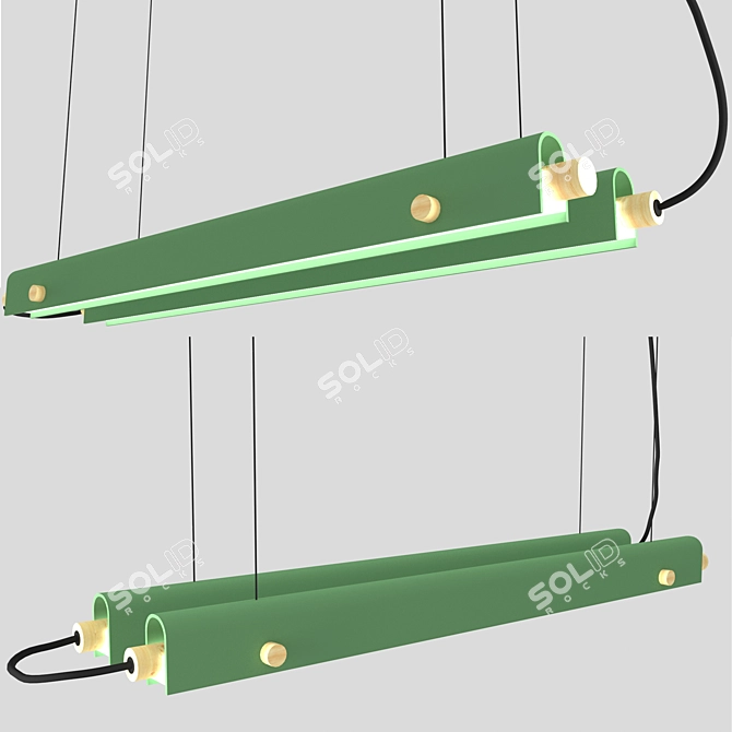 Multi-functional LED Book & Lamp 3D model image 1