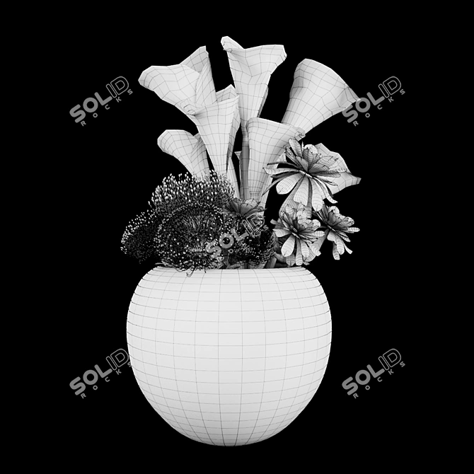 Natural beauty: Plant 17 3D model image 3