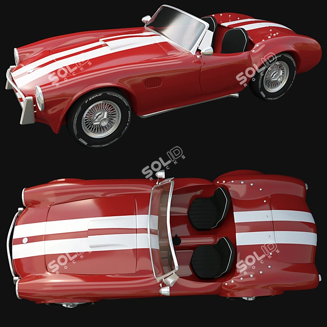 Real Size Shelby Cobra 3D model image 1