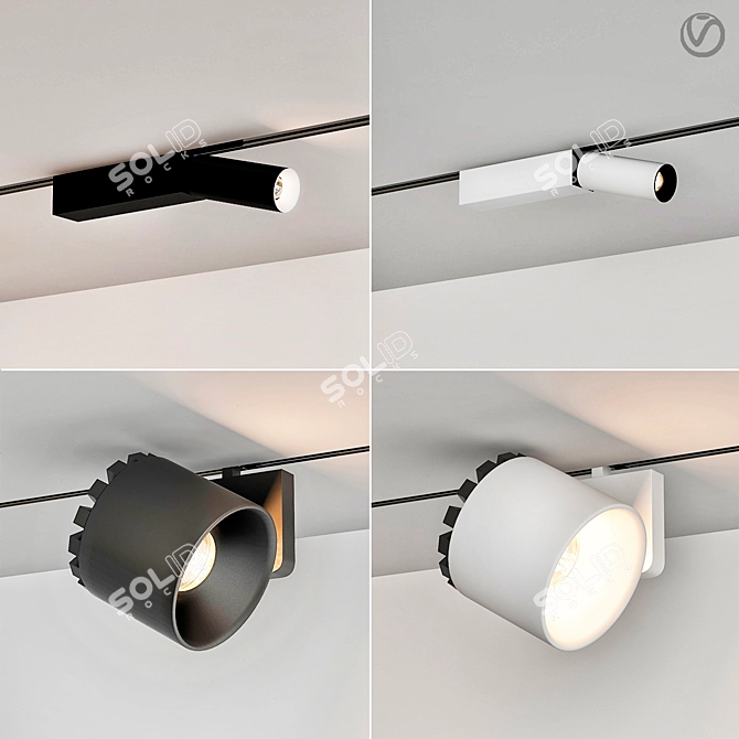 CENTRSVET Ceiling Lamps Trio 3D model image 1