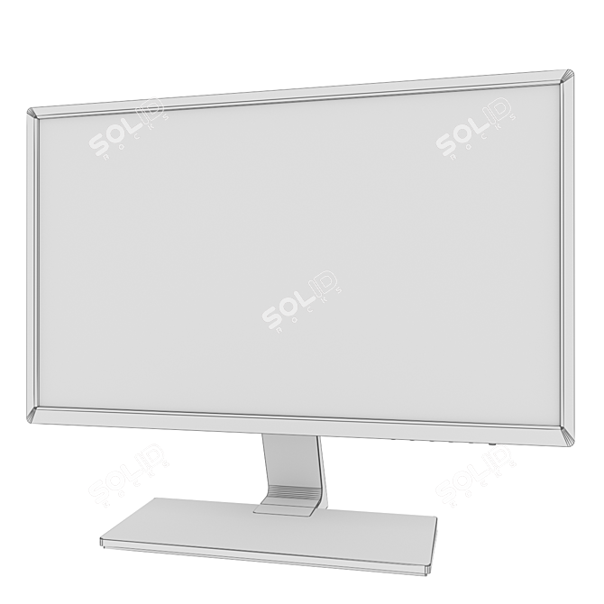 BenQ GW2270 21.5" FHD VA Monitor 3D model image 3