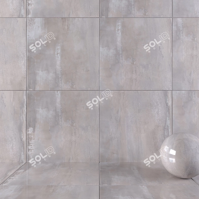 HD Multi-Texture Wall Tiles 3D model image 1