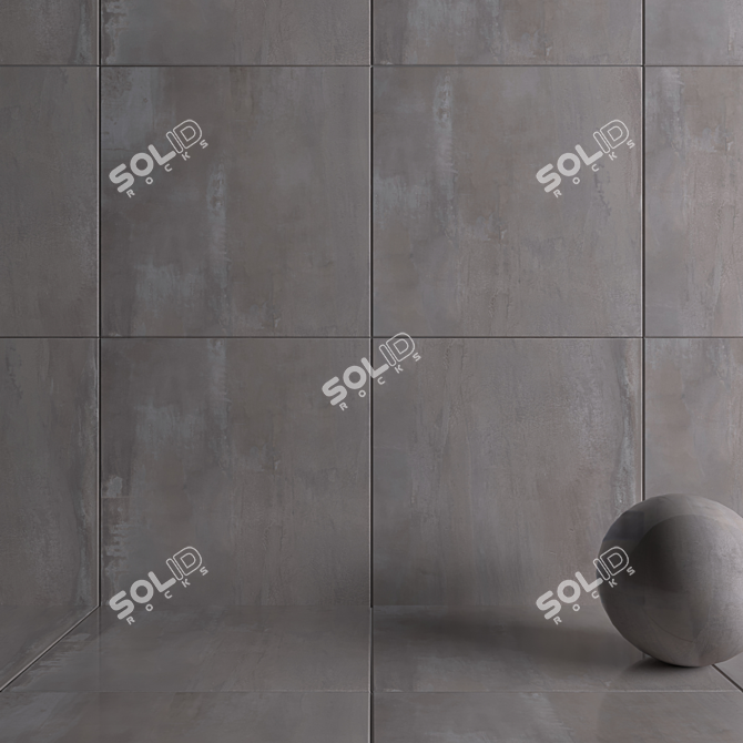 HD Multi-Texture Wall Tiles 3D model image 3