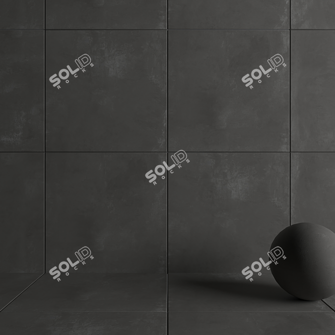 HD Multi-Texture Wall Tiles 3D model image 3