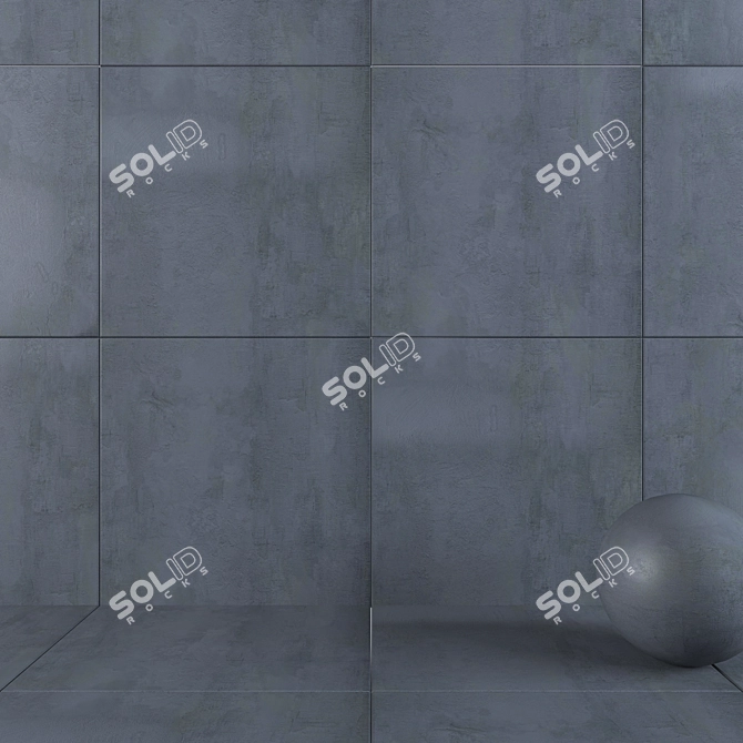 Multi-Texture HD Wall Tiles 3D model image 1