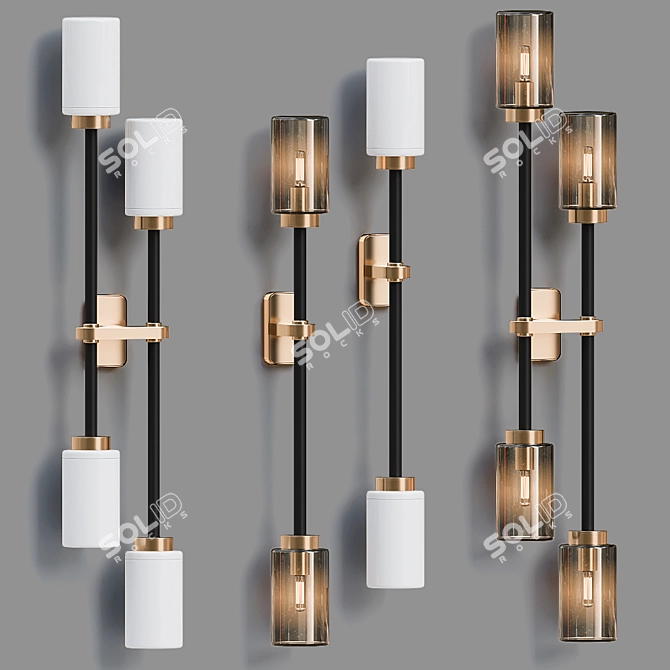 Elegant Farol Pendant Light 3D model image 1