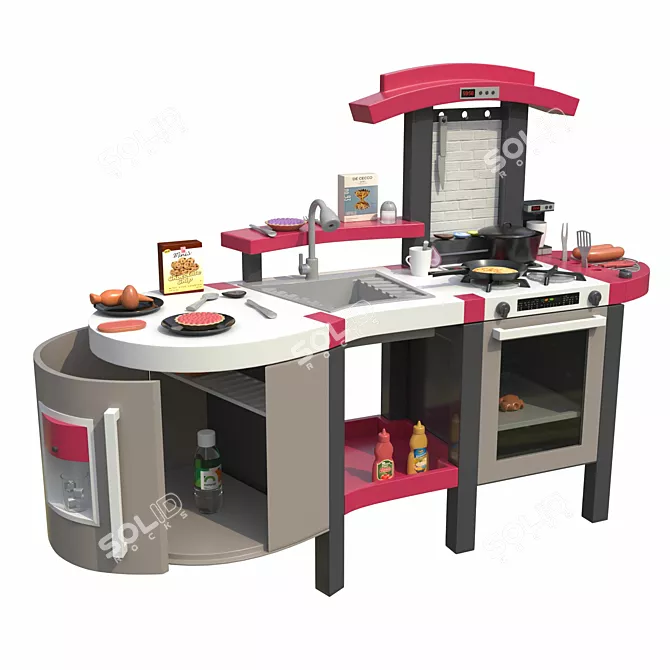 Smoby Tefal Super Chef 3D model image 1