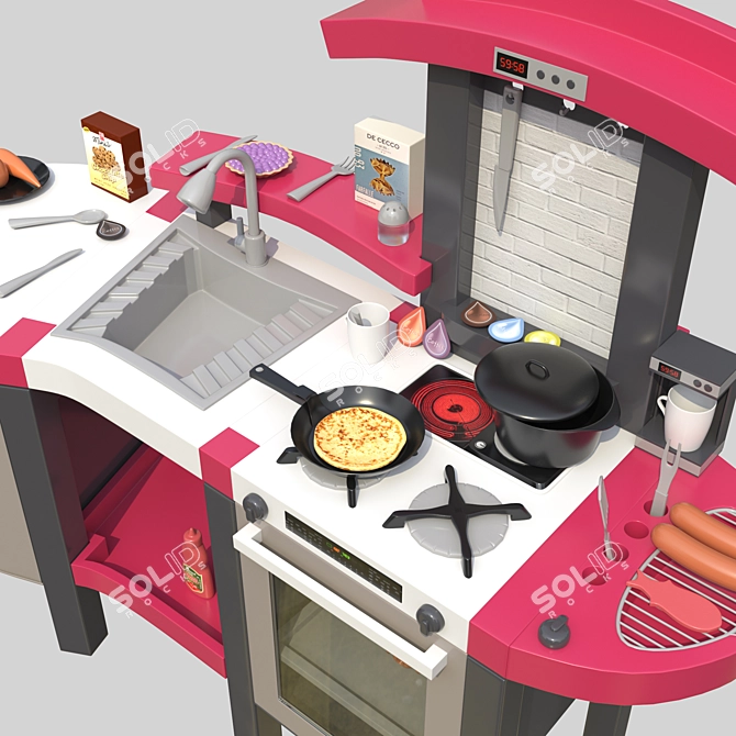 Smoby Tefal Super Chef 3D model image 2