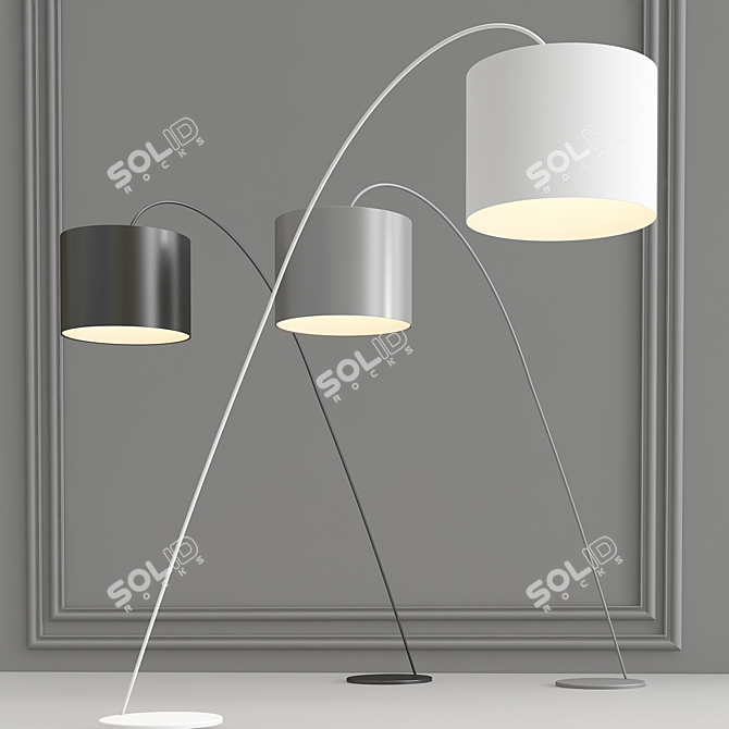 Nowodvorskiy Alice Floor Lamp: Modern Stylish Design 3D model image 1