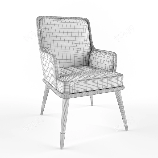 Modern Ergonomic Office Chair 3D model image 2