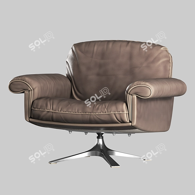 Swiss-made DS 31 Lounge Chair 3D model image 1