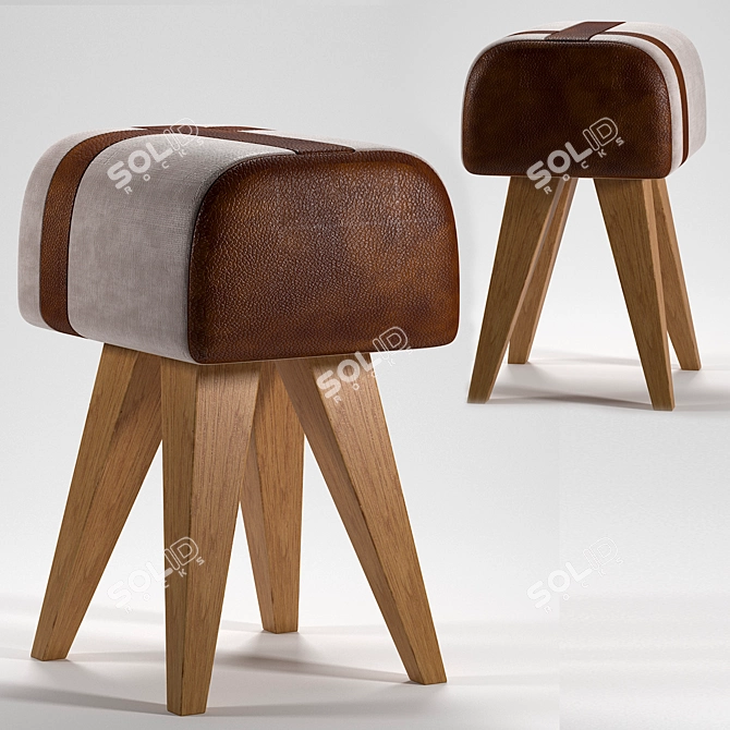 ErgoMax Bar Chair 3D model image 1