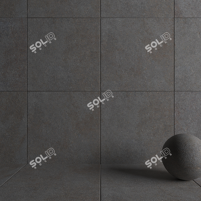 HD Multi-Texture Wall & Floor Tiles 3D model image 3