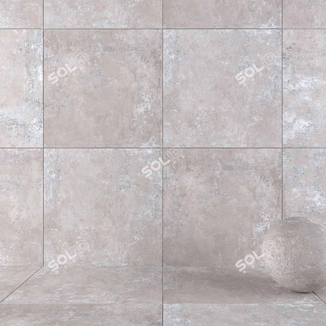 HD Multi-Texture Wall/Floor Tiles 3D model image 1