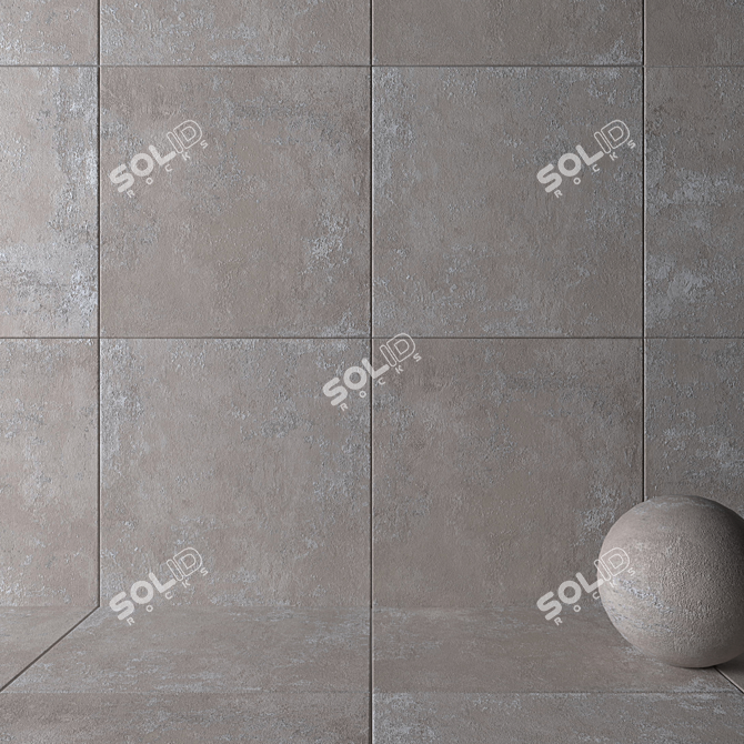 HD Multi-Texture Wall/Floor Tiles 3D model image 2