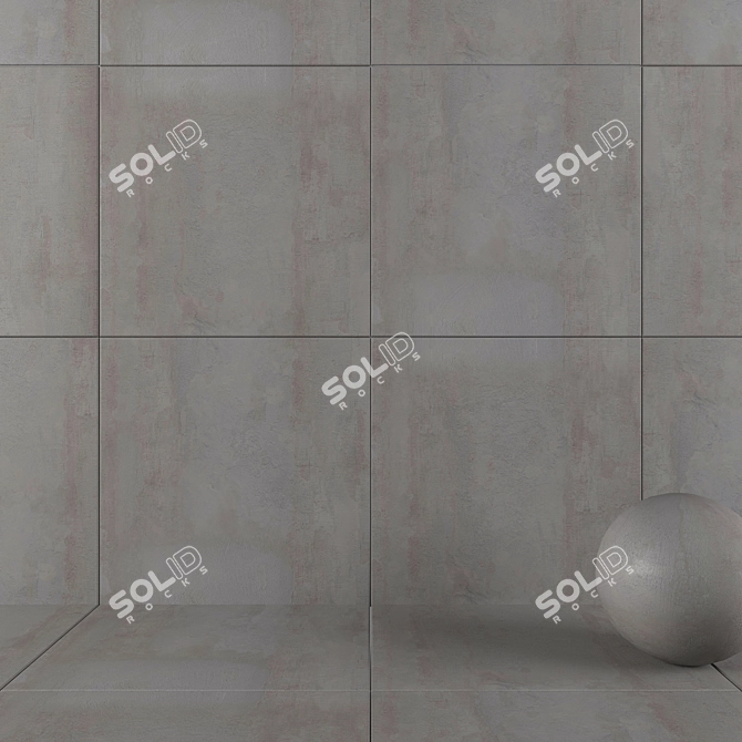 HD Multi-Texture Wall Tiles 85 3D model image 1