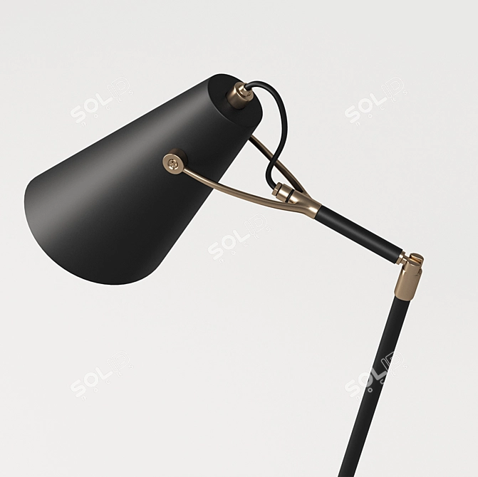 Modern Minimalist Desk Lamp | Cicero 3D model image 4